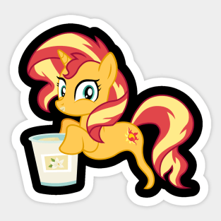 Sunset Shimmer the Vanilla Ghostie Sticker